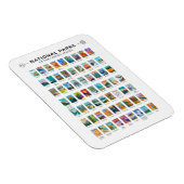 州名簿ヴィンテージ統一されたの国立公園 マグネット (右側)