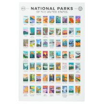 州名簿ヴィンテージ統一されたの国立公園