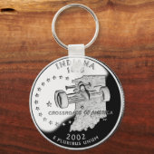 州四半期インディアナ逆側フェイク キーホルダー (正面)