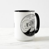 州四半期インディアナ逆側フェイク マグカップ (正面右)