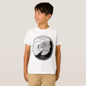 州四半期インディアナ逆側フェイク Tシャツ (正面フル)