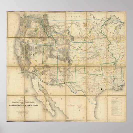 州国の地図統一された2 ポスター (正面)