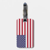 州国統一された旗 – 米国国旗 ラゲッジタグ (裏面縦)