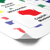 州大文字プリント ポスター (角)