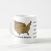 州憲法のプリアンブル コーヒーマグカップ (正面左)