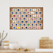 州憲法のプリアンブル ポスター (キッチン)