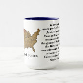 州憲法のプリアンブル マグカップ (中央)