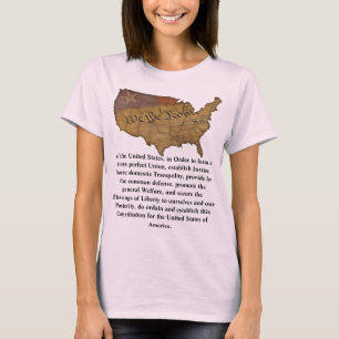 州憲法のプリアンブル Tシャツ