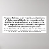 州憲法の統一された第1改正 ポスター (正面)