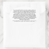 州憲法第五統一された改正 楕円形シール (バッグ)