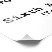 州憲法第六統一された改正 フォトプリント            (角)