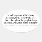 州憲法第統一された二改正 楕円形シール (正面)