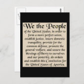 州憲章の前文統一された ポストカード (正面/裏面)
