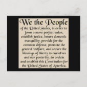 州憲章の前文統一された ポストカード (正面)