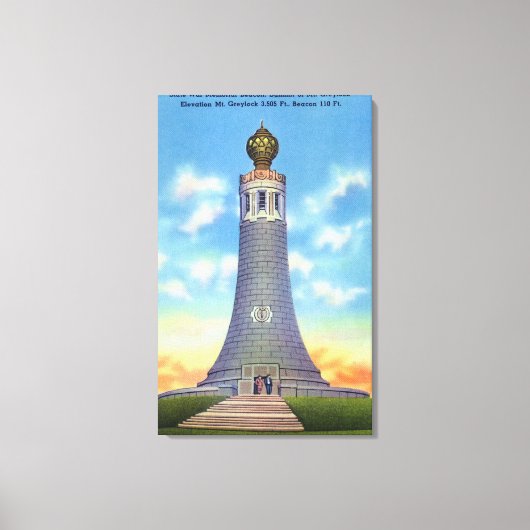 州戦記念山頂 キャンバスプリント (正面)