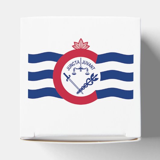 州旗を持つ愛国的な好意ボックス フェイバーボックス (上部)