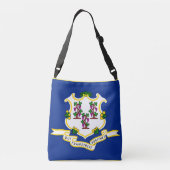 州旗バッグ、コネチカット クロスボディバッグ (裏面)