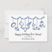 州旗ブルーテキサス州ホリデーぶら下がったズのアイコン (正面)