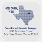 州旗ブルー南に移動、すべて移動 スクエアシール (正面)