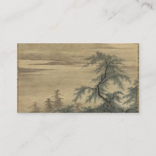 州日本の真奥が蓮の花を鑑賞 名刺 (正面)