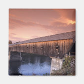 州最長の屋根付き統一された橋 マグネット (正面)