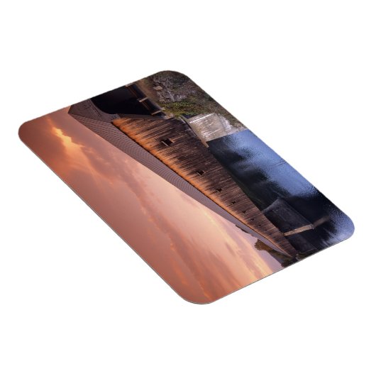 州最長の屋根付き統一された橋 マグネット (右側)