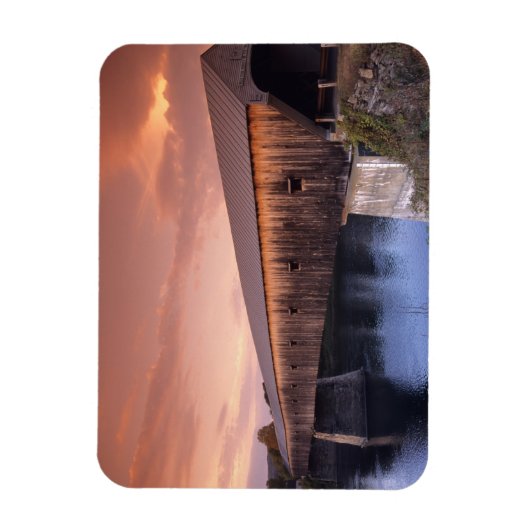 州最長の屋根付き統一された橋 マグネット (縦)