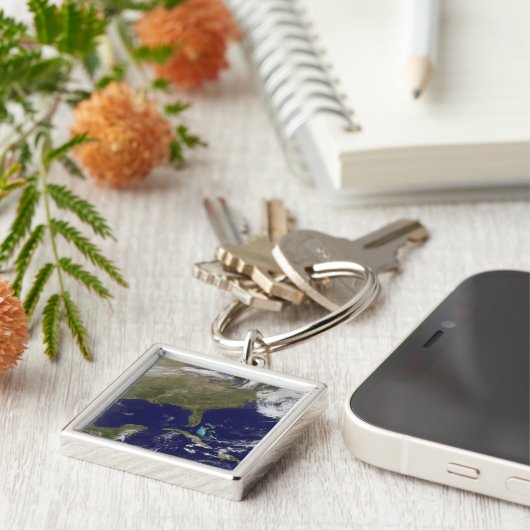 州東海岸の統一された衛星表示 キーホルダー (側面)