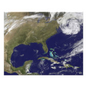 州東海岸の統一された衛星表示 フォトプリント            (正面)