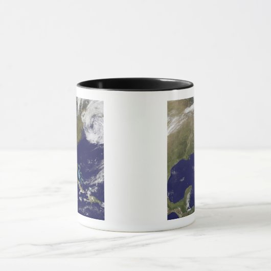 州東海岸の統一された衛星表示 マグカップ (中央)