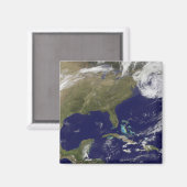 州東海岸の統一された衛星表示 マグネット (正面/裏面)