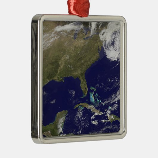 州東海岸の統一された衛星表示 メタルオーナメント (右)