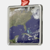 州東海岸の統一された衛星表示 メタルオーナメント (左)