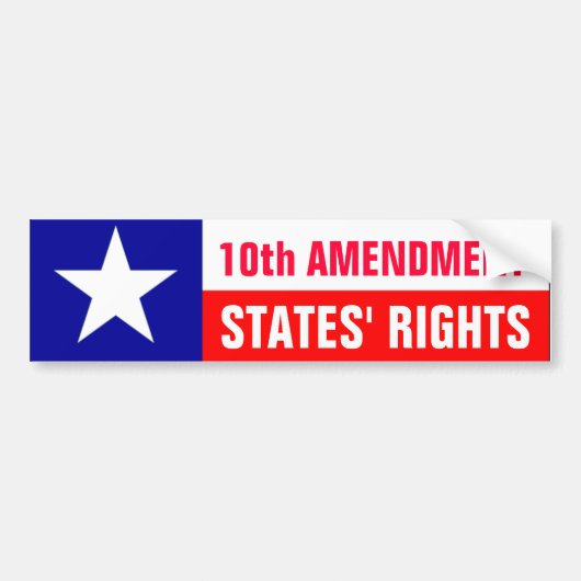 州権利 バンパーステッカー (正面)