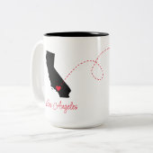 州移動の開始 ツートーンマグカップ (正面左)