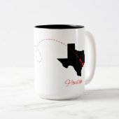 州移動の開始 ツートーンマグカップ (正面右)