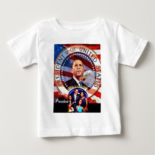 州第45代大統領統一された小浜 ベビーTシャツ (正面)