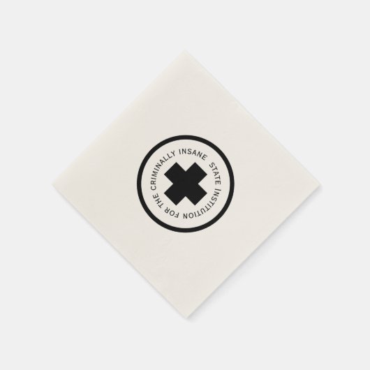 州精神異常犯罪組織 スタンダードカクテルナプキン (角)