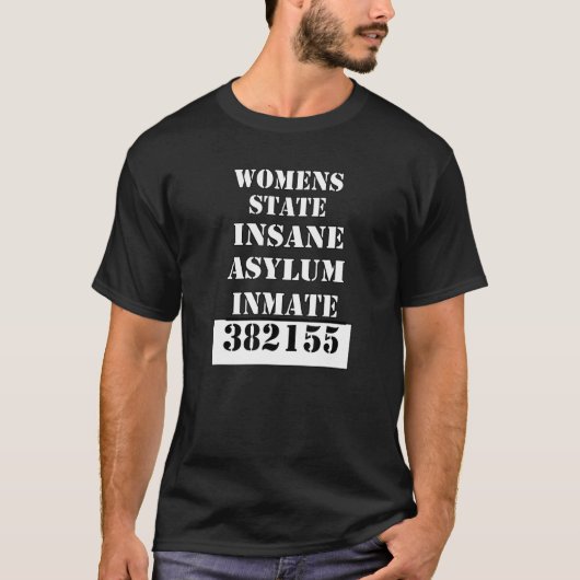 州精神科病院の被収容者の衣装シャツ1 Tシャツ (正面)