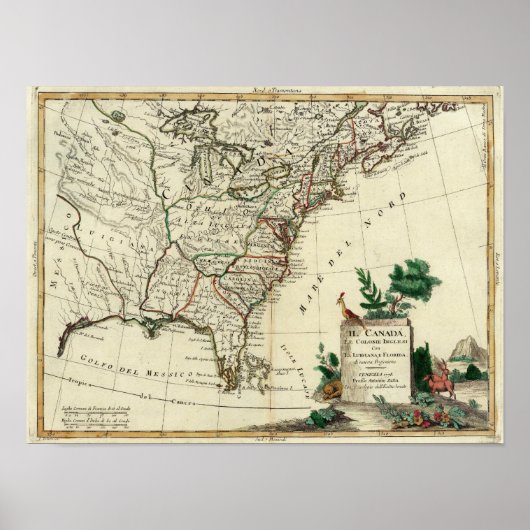 州統一されたとカナダ ポスター (正面)