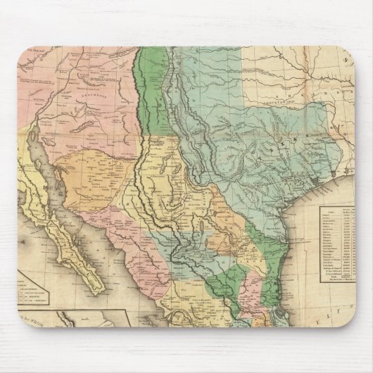 州統一されたとメキシコ マウスパッド (正面)