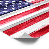 州統一されたの木のフラグ ポスター (角)