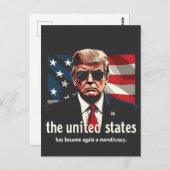 州統一されたは再び能力主義になった ポストカード (正面/裏面)