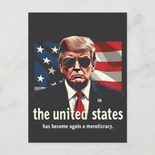 州統一されたは再び能力主義になった ポストカード (正面)