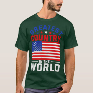 州統一されたアメリカ愛国的USA愛アメリカ国旗 Tシャツ