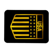 州統一されたエンブレム マグネット (横)