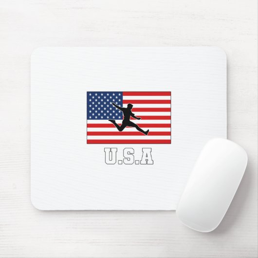 州統一されたサッカーサッカーチームUSMNT マウスパッド (マウス)