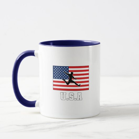 州統一されたサッカーサッカーチームUSMNT マグカップ (左)