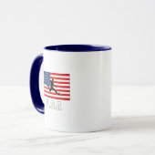 州統一されたサッカーサッカーチームUSMNT マグカップ (正面左)