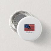 州統一されたサッカーサッカーチームUSMNT 缶バッジ (正面&裏面)